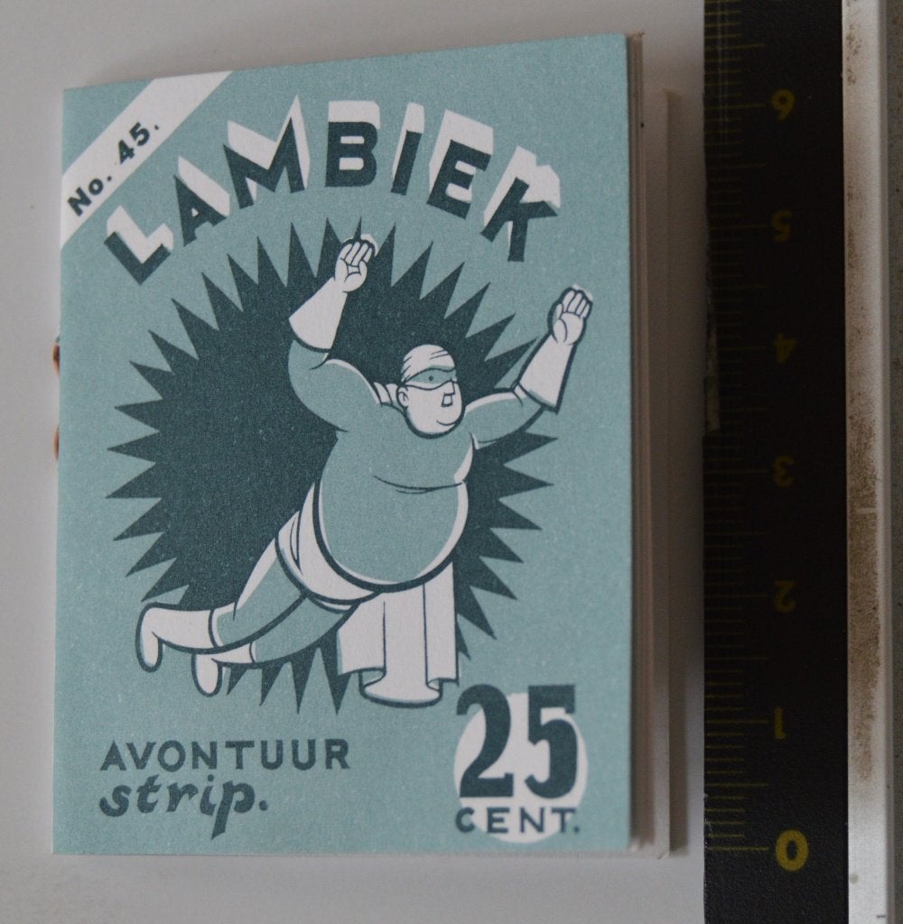 Miniatuur strip boekje. Avontuur strip., Ophalen of Verzenden