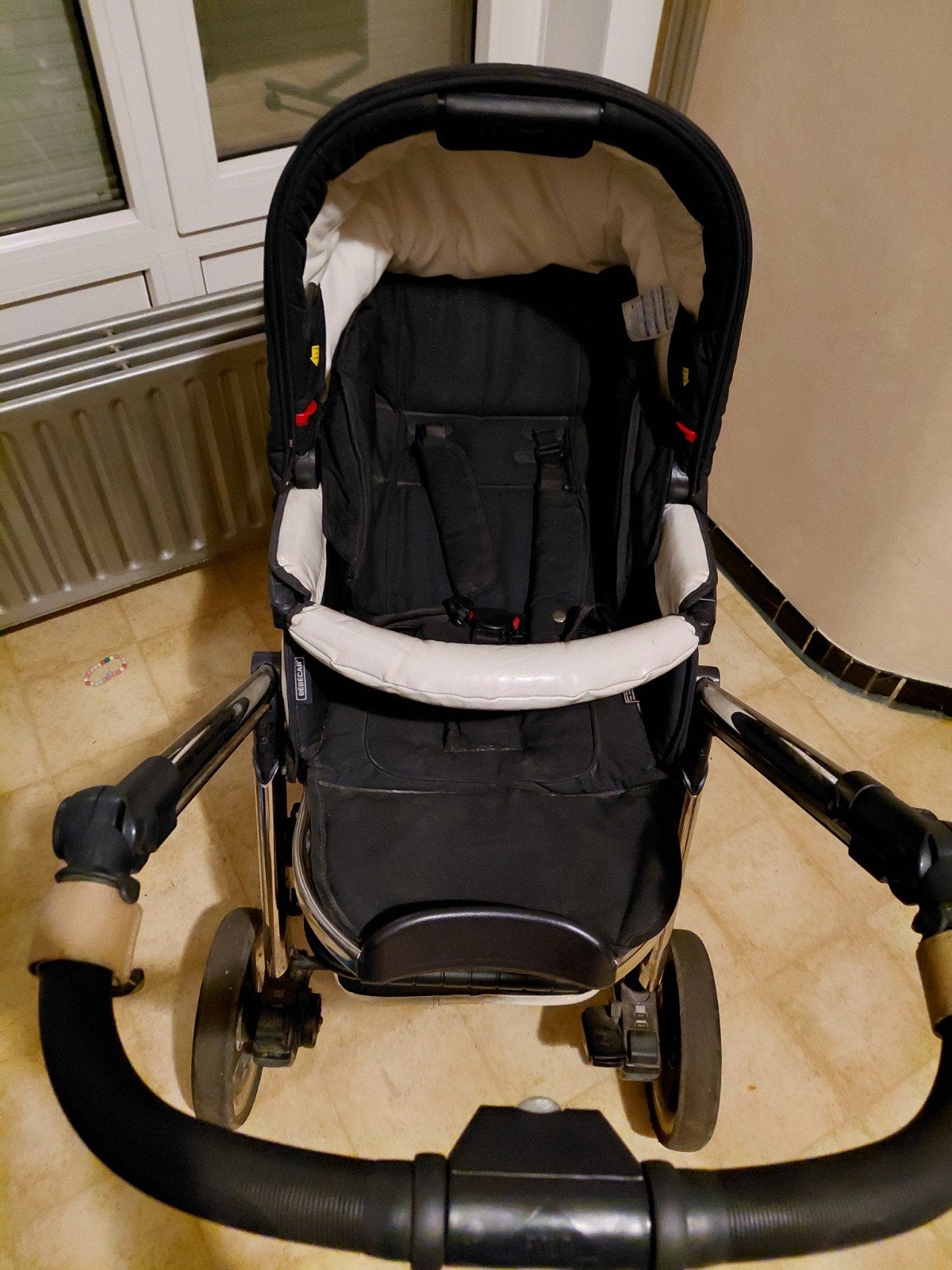 kinderwagen Bebycar, Kinderen en Baby's, Buggy's, Ophalen of Verzenden, Zo goed als nieuw, Overige merken, Verstelbare rugleuning