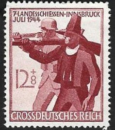 1 Postzegel Duitse Rijk 1944 Tiroler landdag, Ophalen of Verzenden, Overige periodes, Postfris