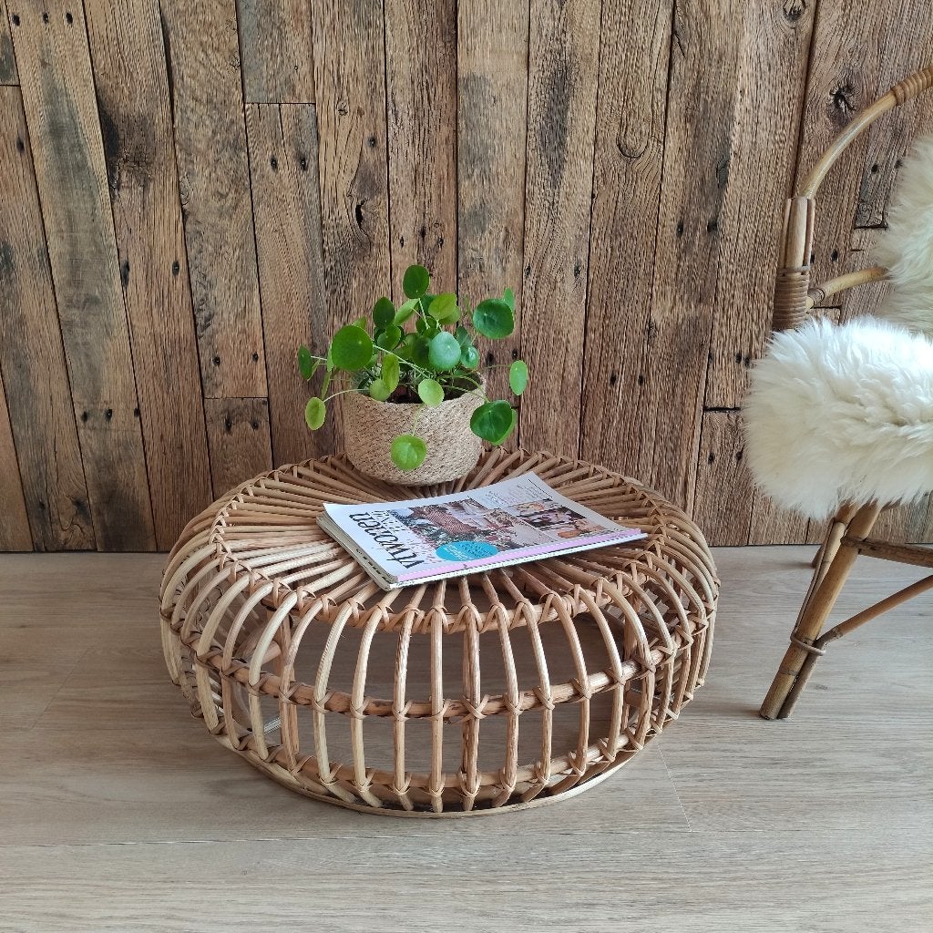 Rotan bijzettafel / huwelijksdecoratie rotan, Enlèvement, Utilisé
