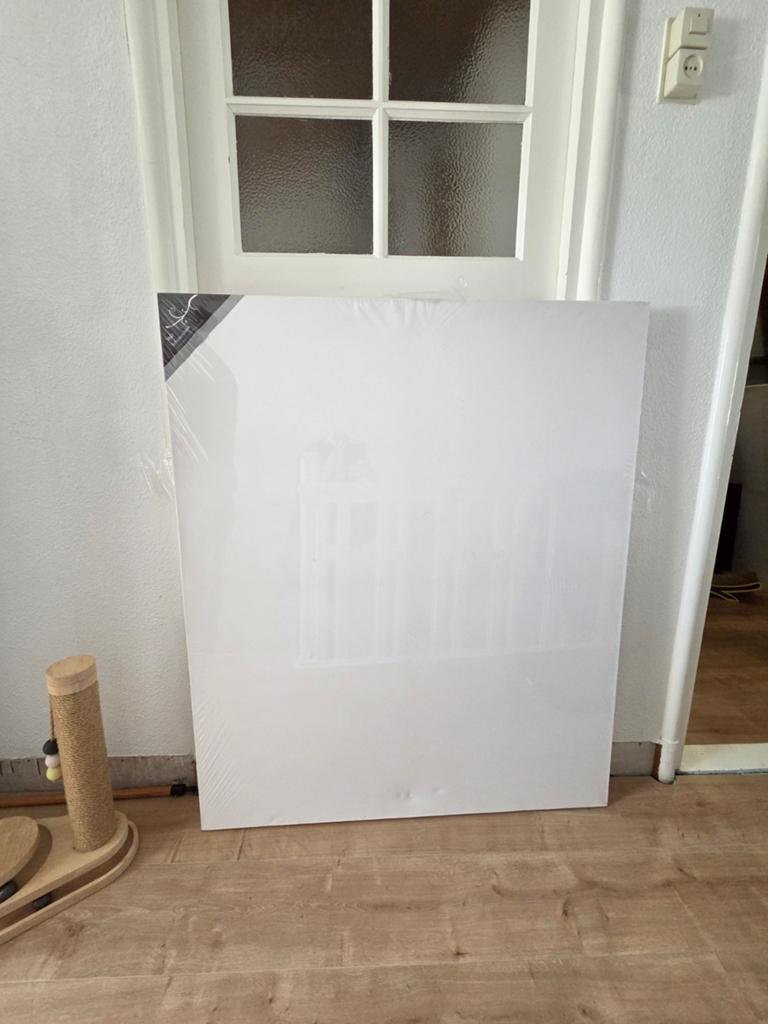 2 grote schildersdoeken van katoen, Ophalen