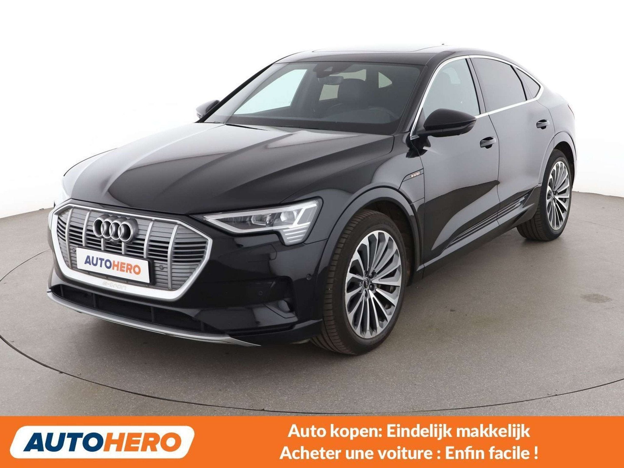 Audi e-tron 55 quattro advanced (automatique), Autos, Audi, Cuir, Achat, 4 portes, Noir