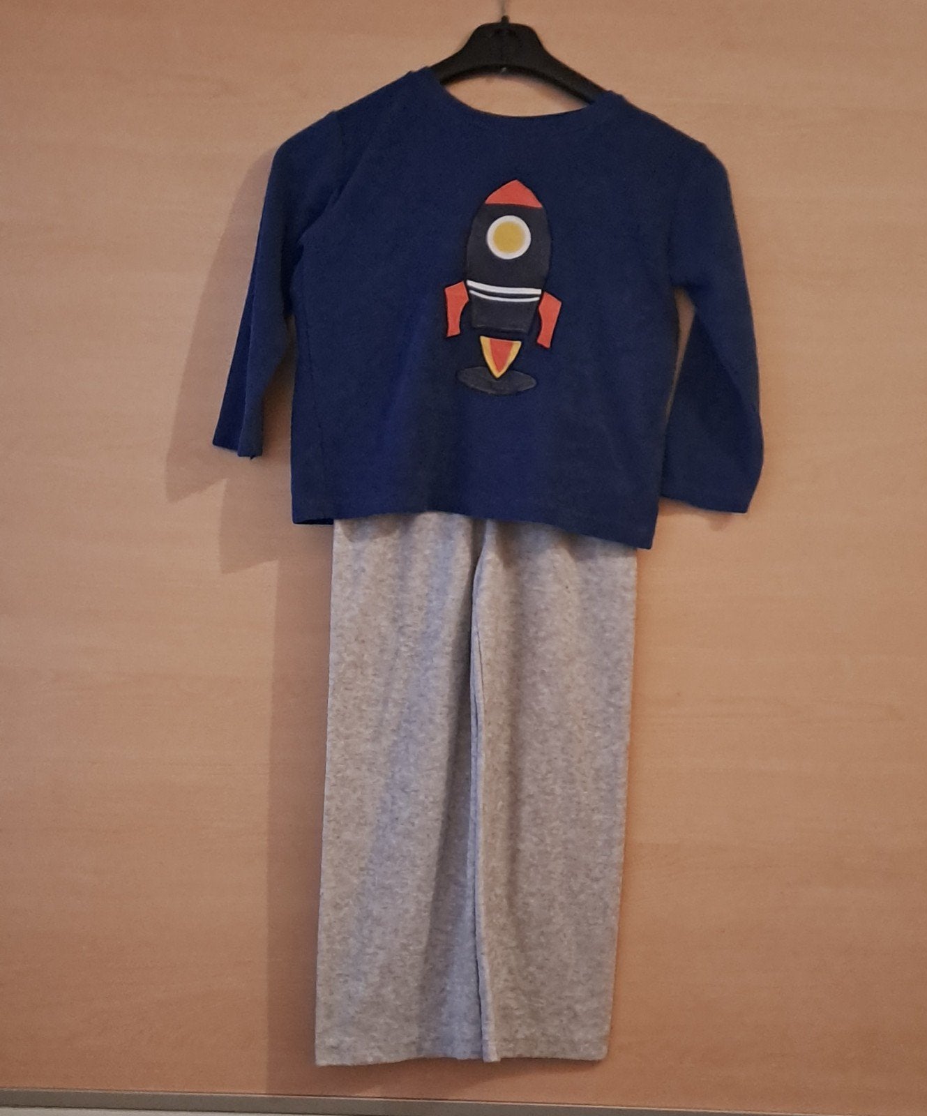 ● pyjama (raket) ( maat 110-116), Ophalen of Verzenden, Zo goed als nieuw, Jongen, Nacht- of Onderkleding