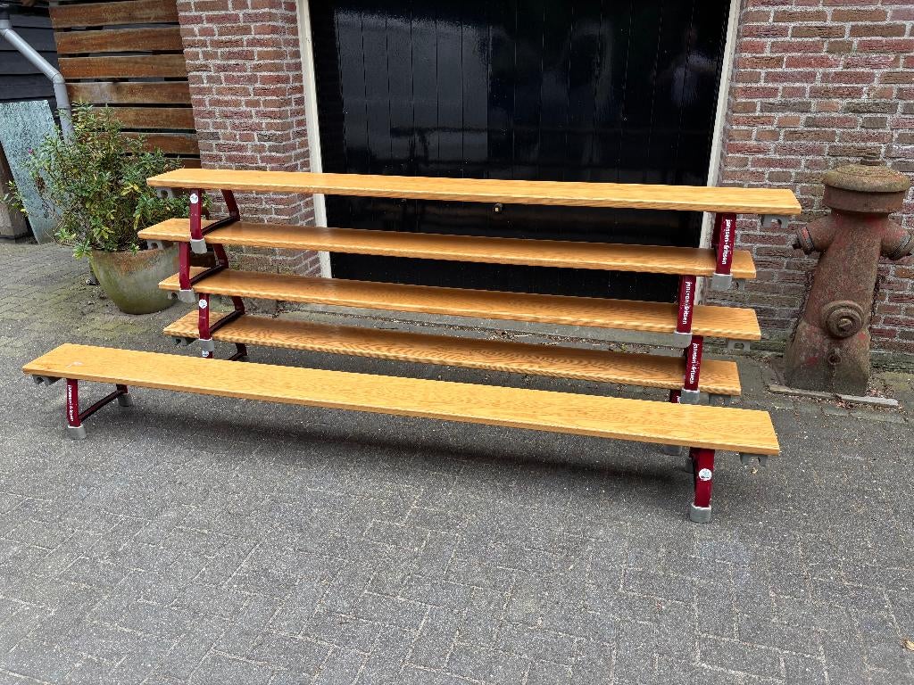 gymbankjes turnbankjes 245 en 290 cm, Ophalen, Zo goed als nieuw, Materiaal
