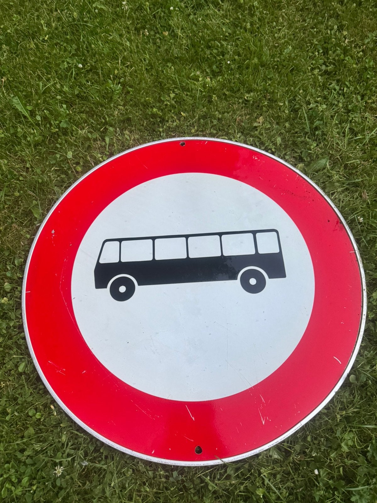 Verkeersbord bus, Verzamelen, Overige Verzamelen, Ophalen, Gebruikt