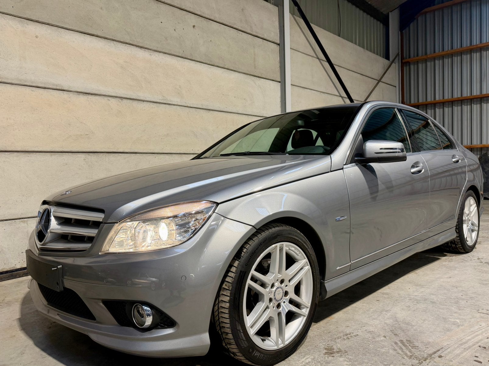 MERCEDES C220 CDI 2009 Euro5 76.000km amg-pakket, Auto's, Mercedes-Benz, Euro 5, Achterwielaandrijving, 1995 cc, Zwart