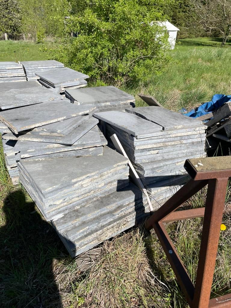 Pierre bleue 60x60, Bricolage & Construction, Enlèvement, Comme neuf