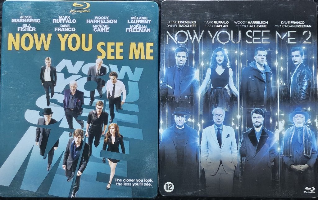 Now You See Me 1&2 (2013-2016) Blu Ray Steelbook, CD & DVD, Avec suppléments, Thrillers et Policier, Enlèvement ou Envoi, Anglais