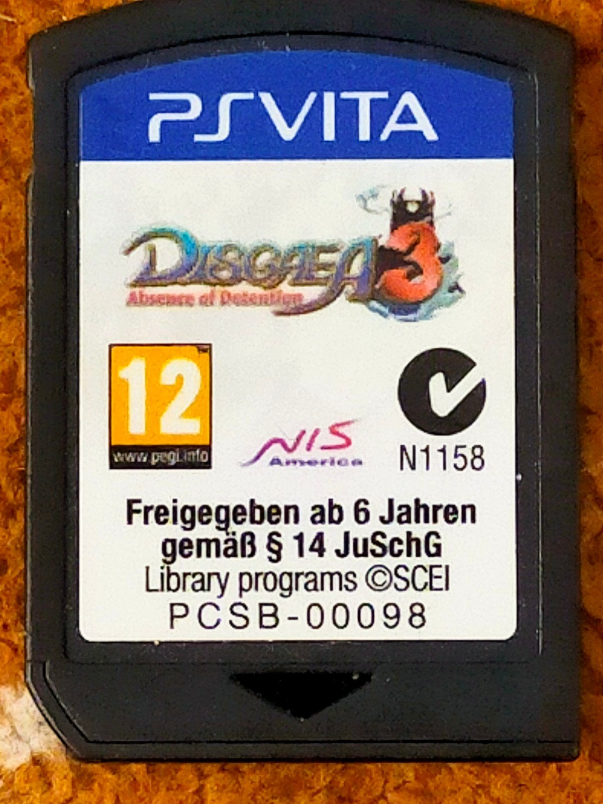 Carte jeu PS-VITA., Ophalen