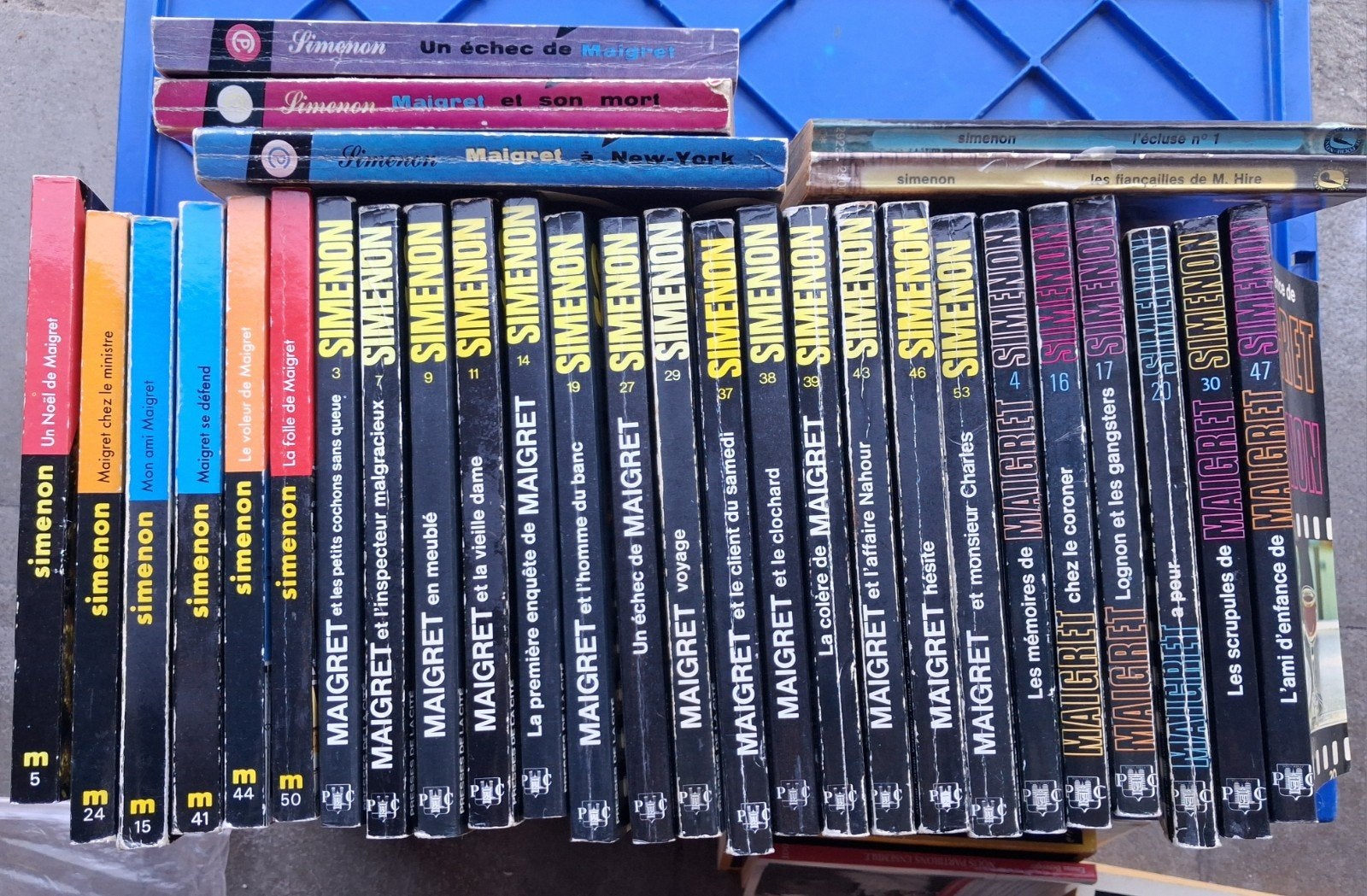 Set van 31 boeken van Simenon voor een lage prijs, Ophalen, Gelezen