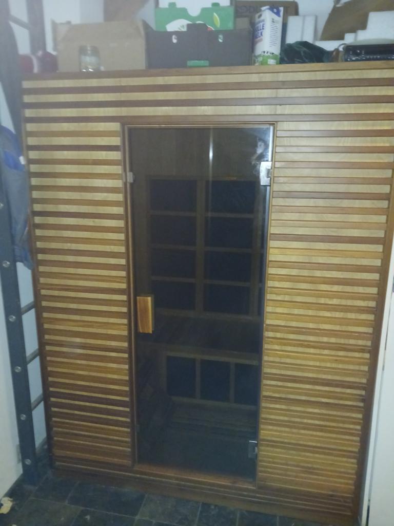 Infraroodcabine 2 personen, Sport en Fitness, Sauna, Ophalen