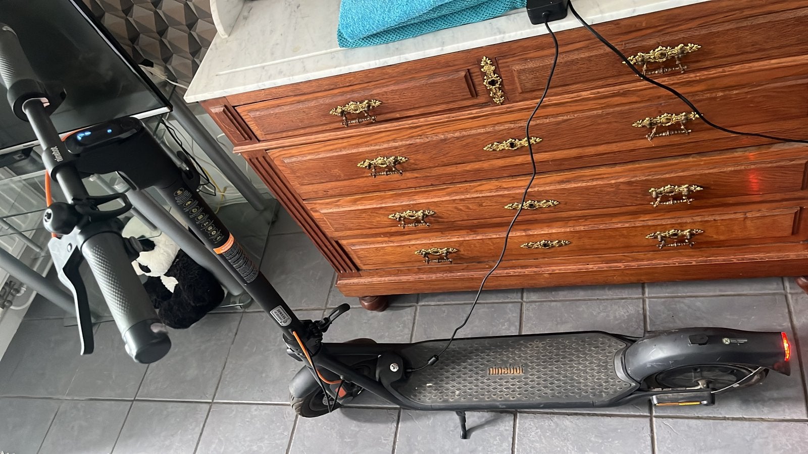 Ninebot kickscooter F2 Plus, Enlèvement, Utilisé, Step électrique (E-scooter)
