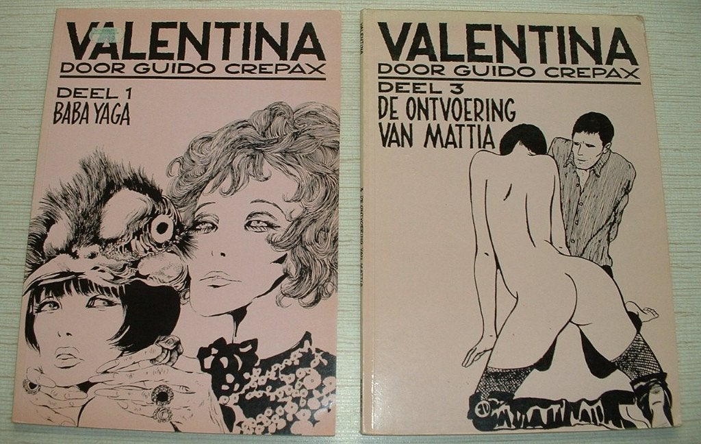 erotische strips valentina nrs 1 en 3 in 1e druk, Boeken, Stripverhalen, Meerdere stripboeken, Ophalen of Verzenden, Crepax Guido