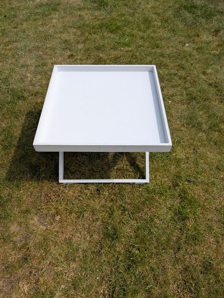 bijzettafel met dienblad voor buiten, Tuin en Terras, Ophalen, Gebruikt