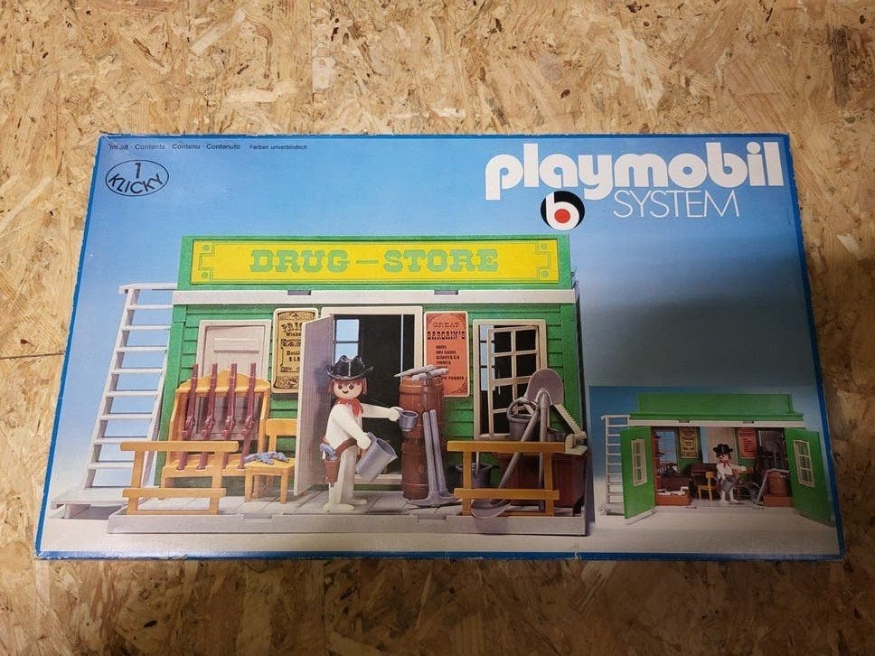 playmobil vintage - drug store - clicky 1, Enlèvement ou Envoi