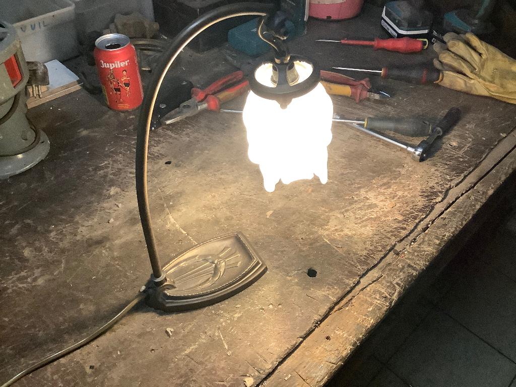 Antieke nachtlamp, Antiek en Kunst, Ophalen of Verzenden