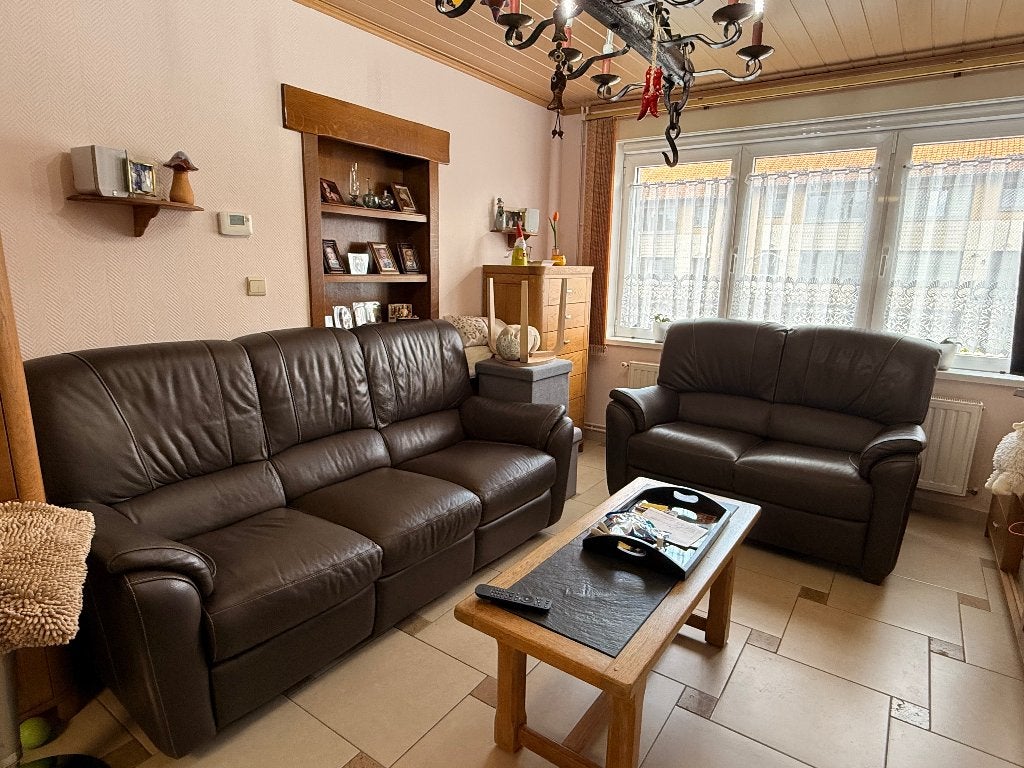 Fauteuil en cuir, Maison & Meubles, Enlèvement, Utilisé, Cuir, 125 cm ou plus