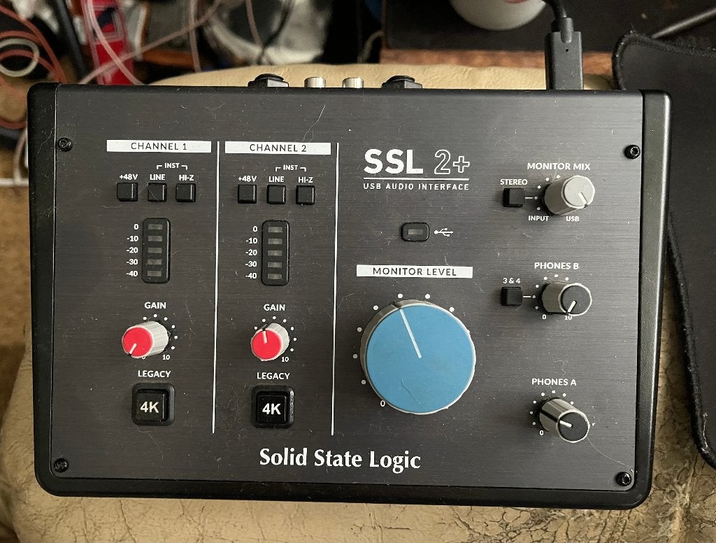 audio interface SSL 2+ (Solid State Logic), Audio, Tv en Foto, Ophalen of Verzenden, Gebruikt, Audio