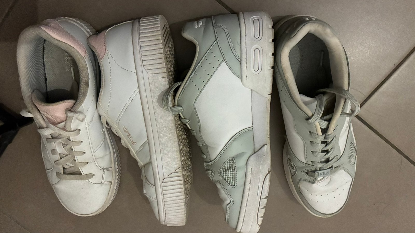 Damessneakers fila maat 39, Ophalen, Wit, Sneakers, Gedragen