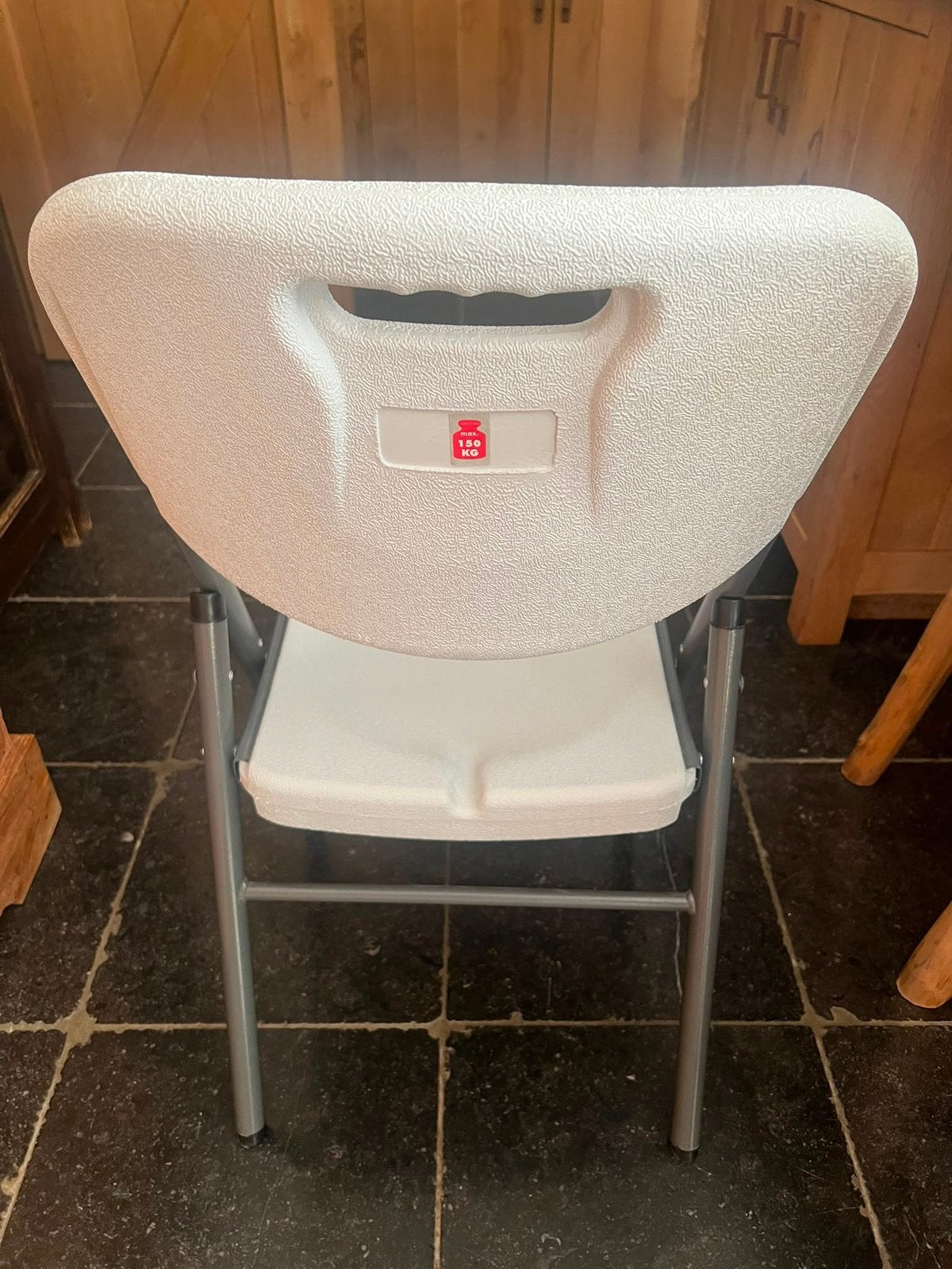 Chaise pliable en plastique, résistante à l'eau, Enlèvement, Comme neuf