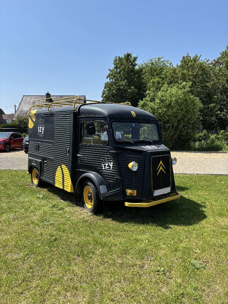 Citroen HY - Coffeetruck, Auto's, Oldtimers, Voorwielaandrijving, Citroën, Dakrails, Zwart