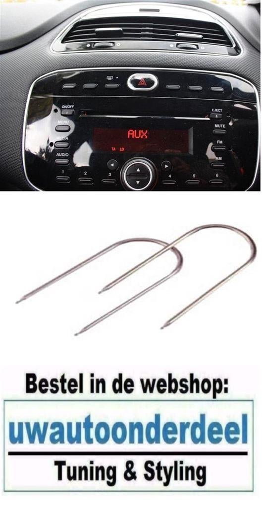 Radio Cd Demontage Sleutel Tool Beugel Gereedschap Aux Fiat, Verzenden