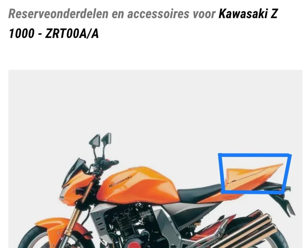 Duo seat cover Z 750/ Z1000, Motoren, Ophalen, Nieuw