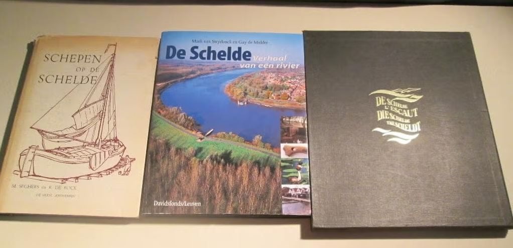 3 Mooie Oude Boeken over de Schelde, Ophalen of Verzenden, Zo goed als nieuw