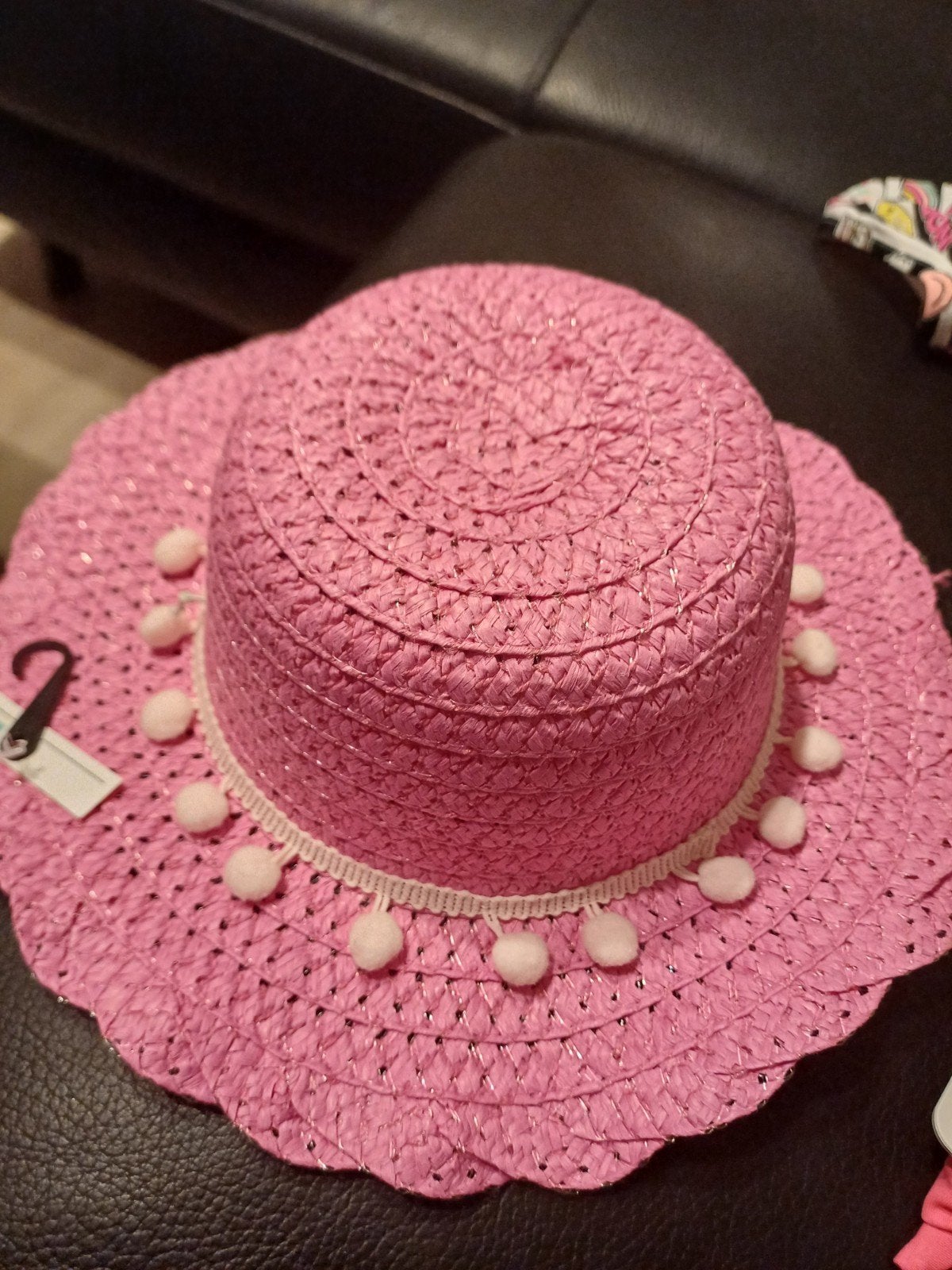 Zonnehoed roze kind., Kinderen en Baby's, Babykleding | Petten en Hoeden, Ophalen of Verzenden, Meisje, Hoed