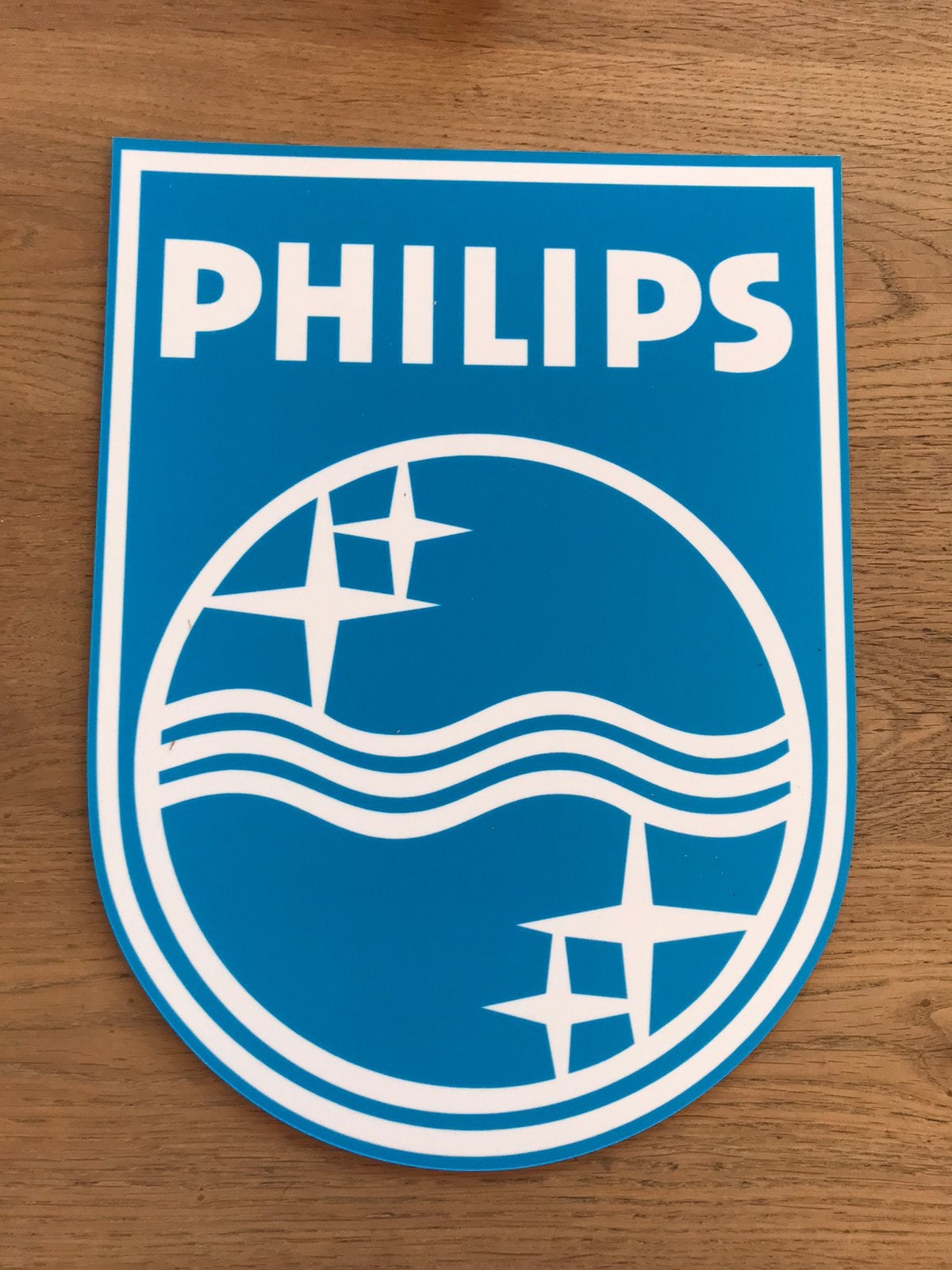 Philips reclamebord, Ophalen of Verzenden, Gebruikt, Reclamebord