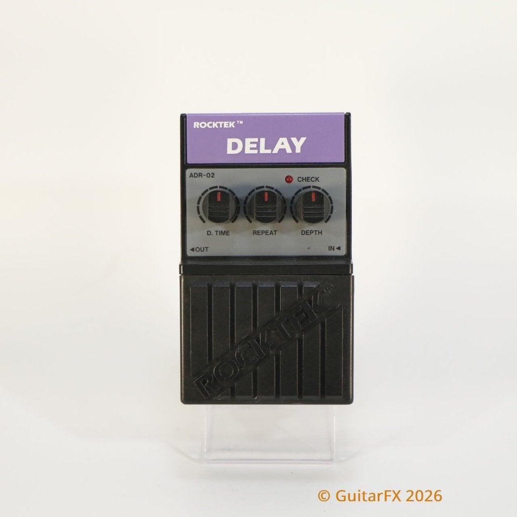Rocktek ADR-02 Delay (s/n 1044178, MN3208 Chipset, Vintage,, Musique & Instruments, Effets, Enlèvement ou Envoi, Utilisé