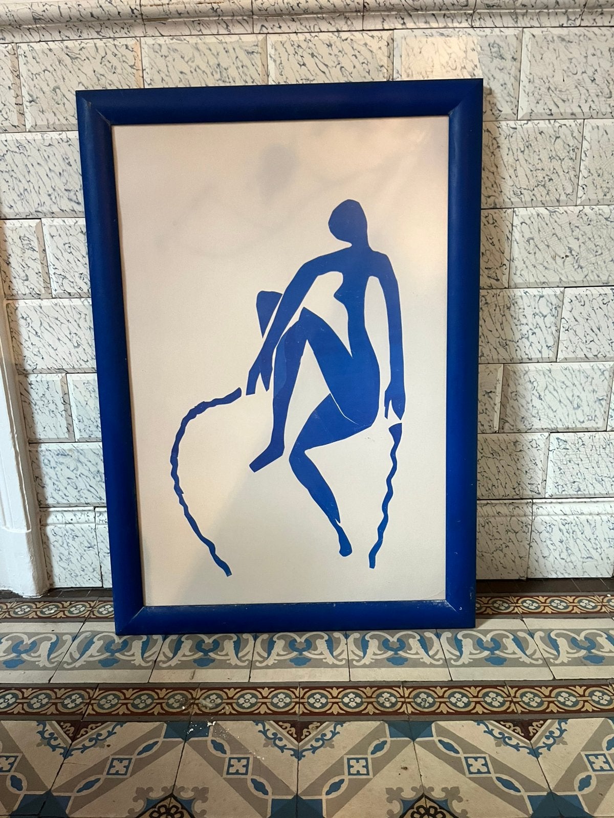 Poster met kader Nu bleu IV - Henri Matisse, Antiek en Kunst, Met glas, Ophalen