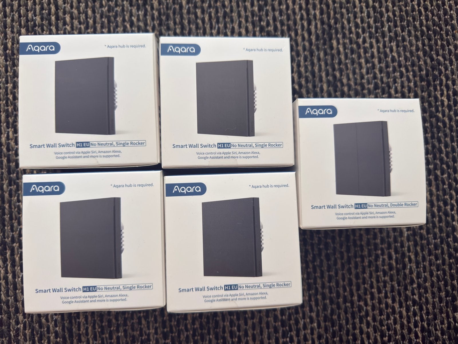 Aqara Smart Wall Switch H1 EU (No Neutral), Ophalen of Verzenden, Zo goed als nieuw