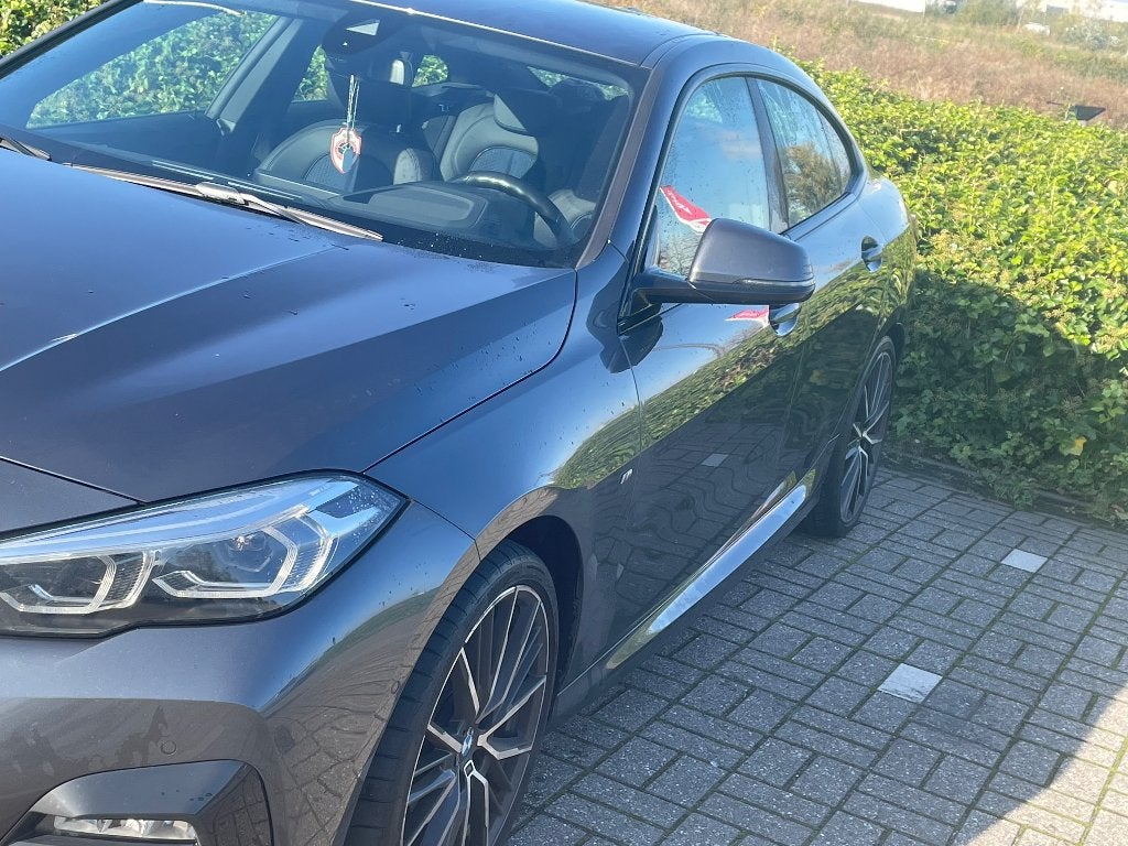 Bmw, Auto's, 4 deurs, Zwart, Leder en Stof, 5 zetels
