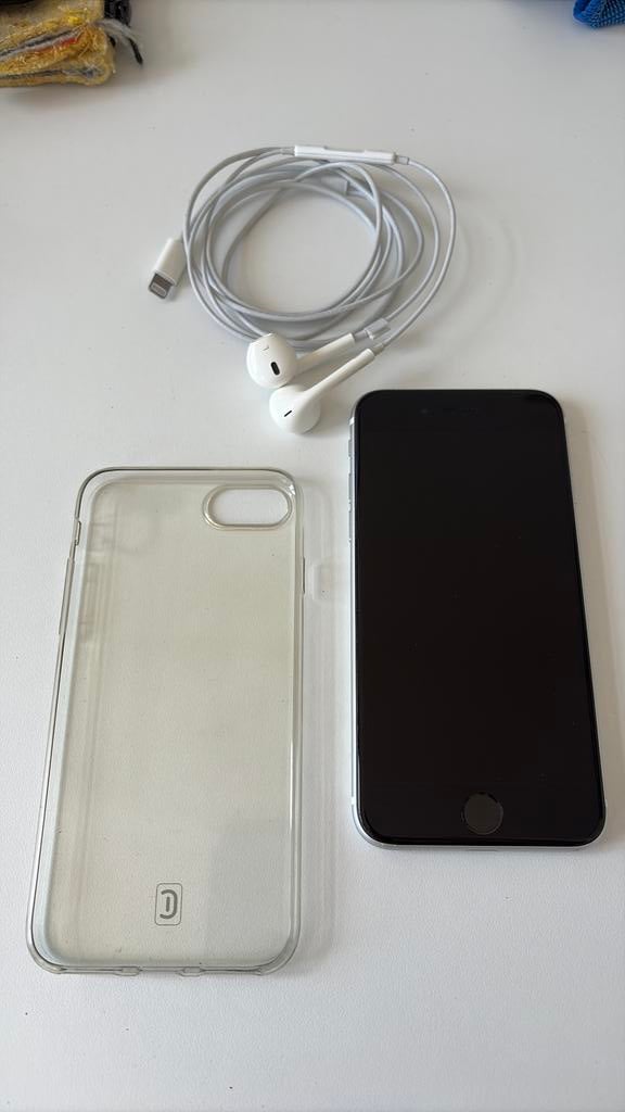 iPhone SE (2020) 64 GB Dual-SIM (eSIM, Nano-SIM) blanc, Telecommunicatie, Mobiele telefoons | Apple iPhone, 80 %, Gebruikt, Wit