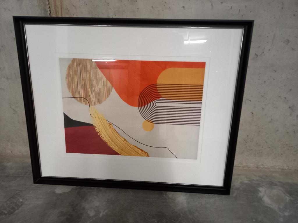 Kader met schilderij, Antiek en Kunst, Ophalen