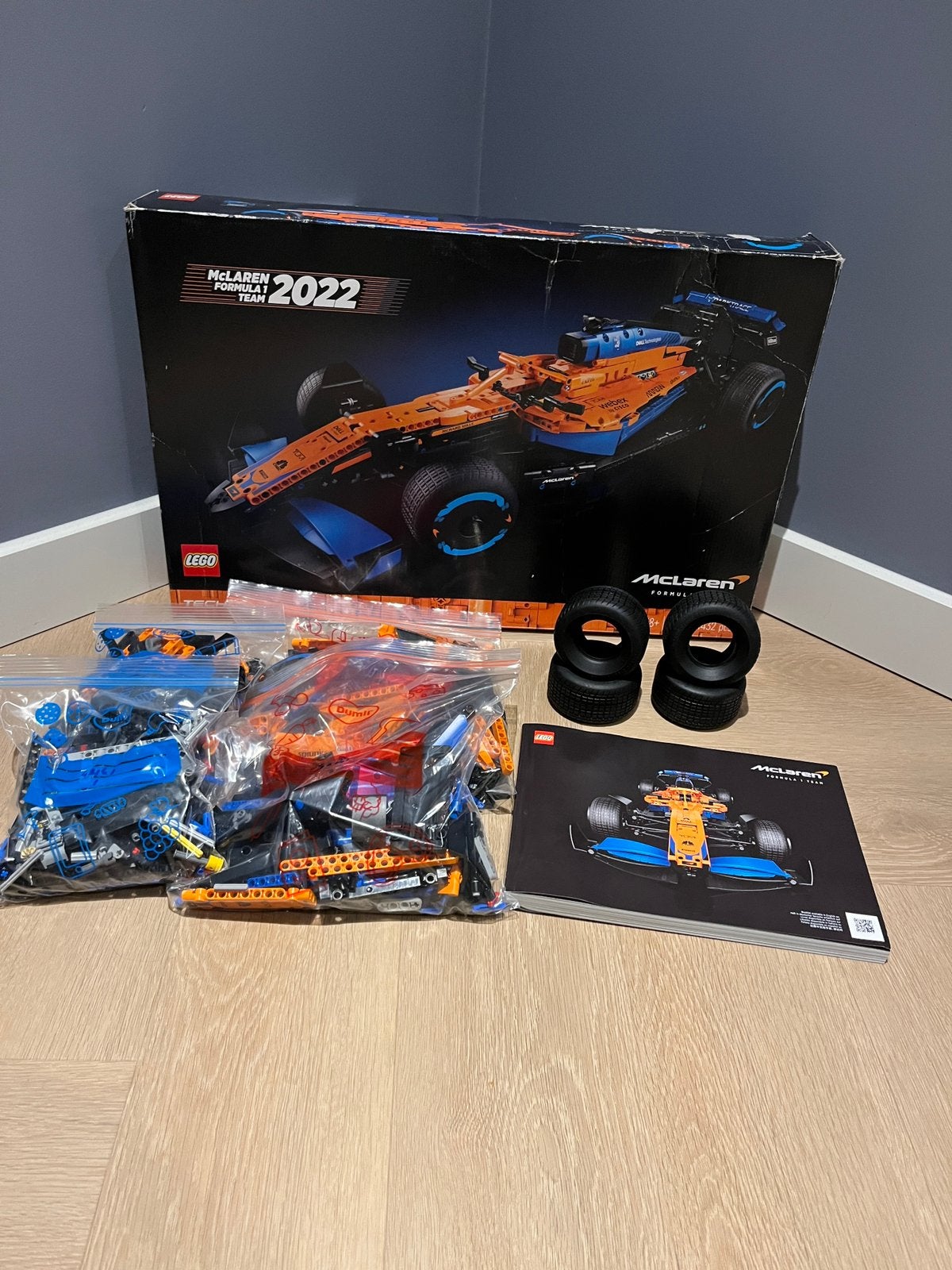 Lego technic 42141 McLaren Formule 1 auto, Kinderen en Baby's, Ophalen, Lego, Zo goed als nieuw, Complete set