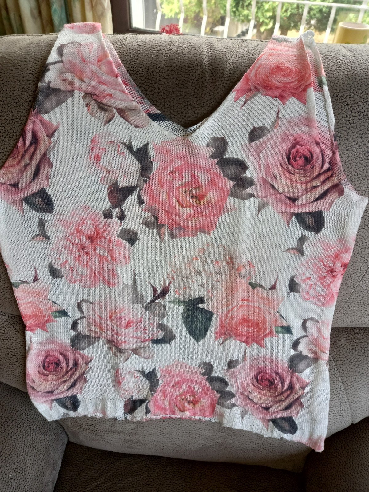 mooie blouse, heel weinig gedragen., Ophalen of Verzenden, Zo goed als nieuw, Zonder mouw
