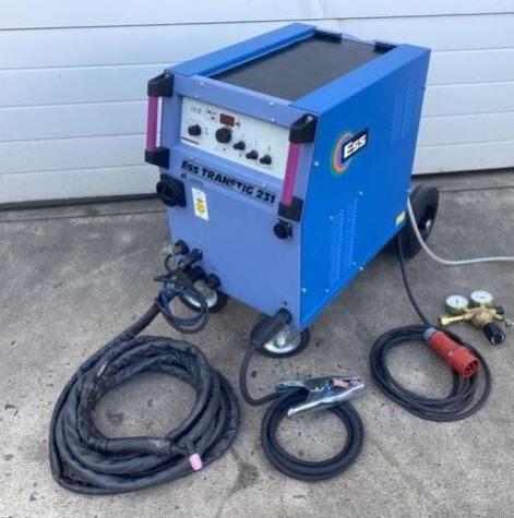 ESS TransTig 231 TIG lasapparaat - compleet werkend - 400V, Bricolage & Construction, Enlèvement, Utilisé, 150 à 250 ampères, Tig