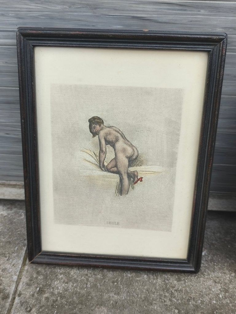 Lithographie seule par felicien rops, Antiquités & Art, Art | Lithographies & Sérigraphies, Lithographie, Enlèvement ou Envoi
