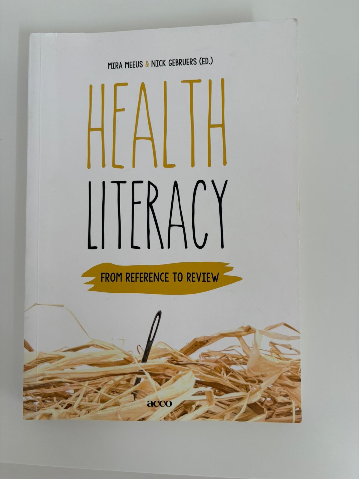 Health literacy, Livres, Enlèvement ou Envoi, Comme neuf, Enseignement supérieur