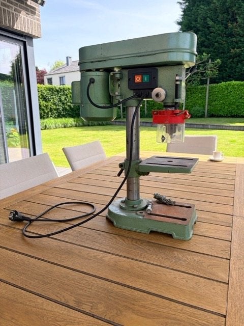 kolomboor Perel, Doe-het-zelf en Bouw, Gereedschap | Boormachines, Gebruikt, Kolomboormachine, Minder dan 400 watt, Ophalen
