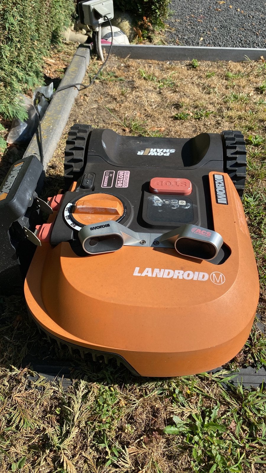 Grasrobot landroid Work, Ophalen, Cirkelmaaier, Gebruikt, Elektrische starter