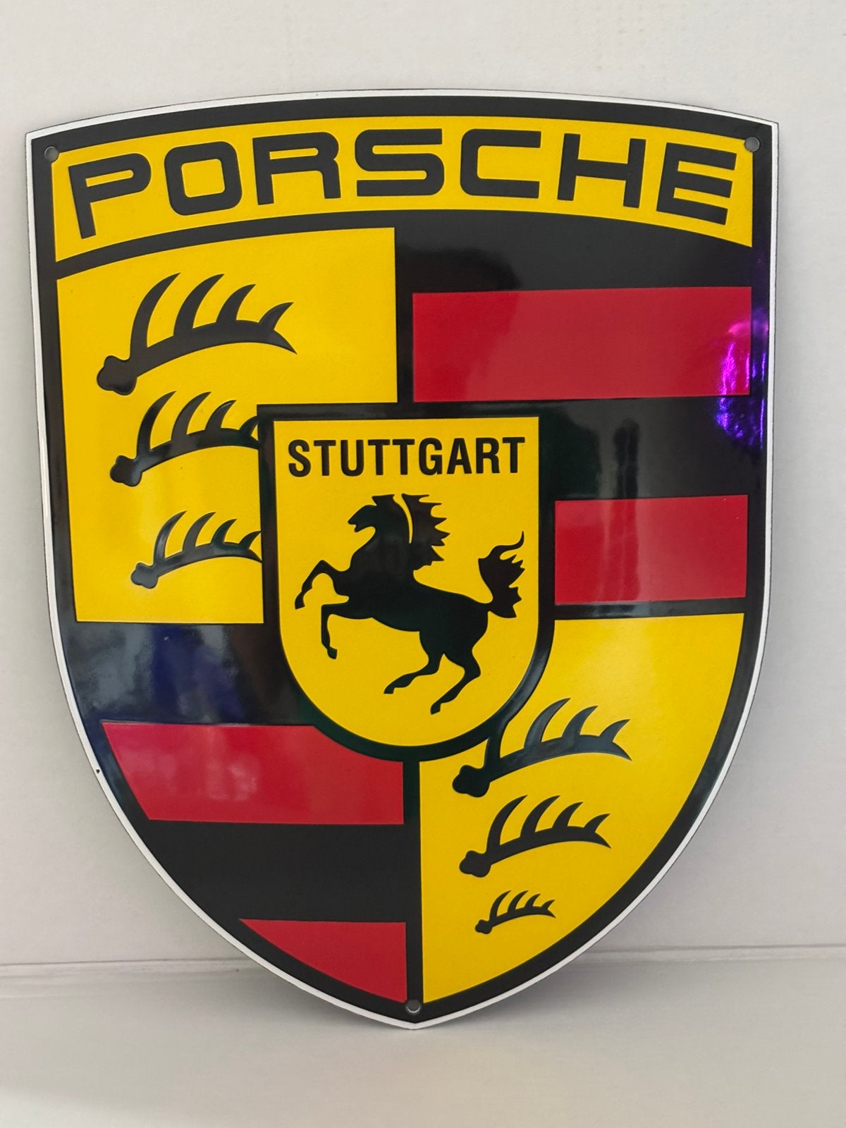 Plaque Émaillée Porsche, Antiquités & Art, Enlèvement ou Envoi