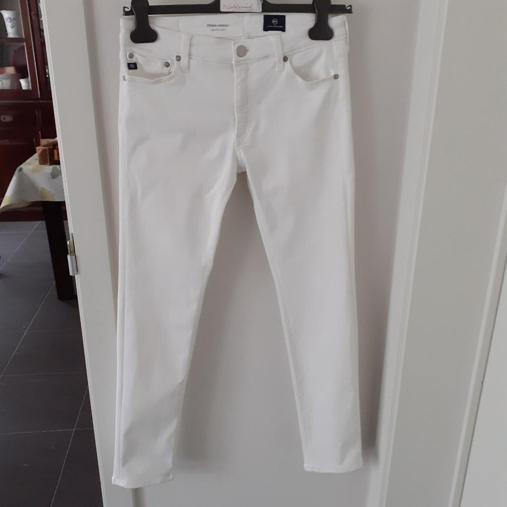 ADRIANO GOLDSCHMIED Witte spijkerbroek Maat: 26" Prijs: € 5, Kleding | Dames, Spijkerbroeken en Jeans, Wit, Ophalen of Verzenden