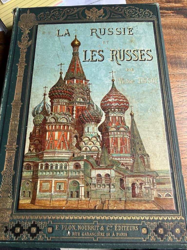 Antiek boek “La Russie et les Russes” (1884) – geïllustreerd, Ophalen of Verzenden