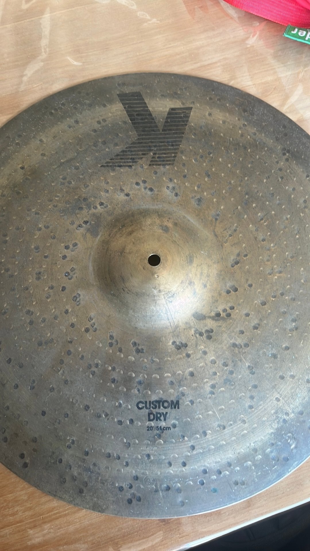 Zildjian K 20” custom dry ride 3104 gram, Enlèvement, Comme neuf