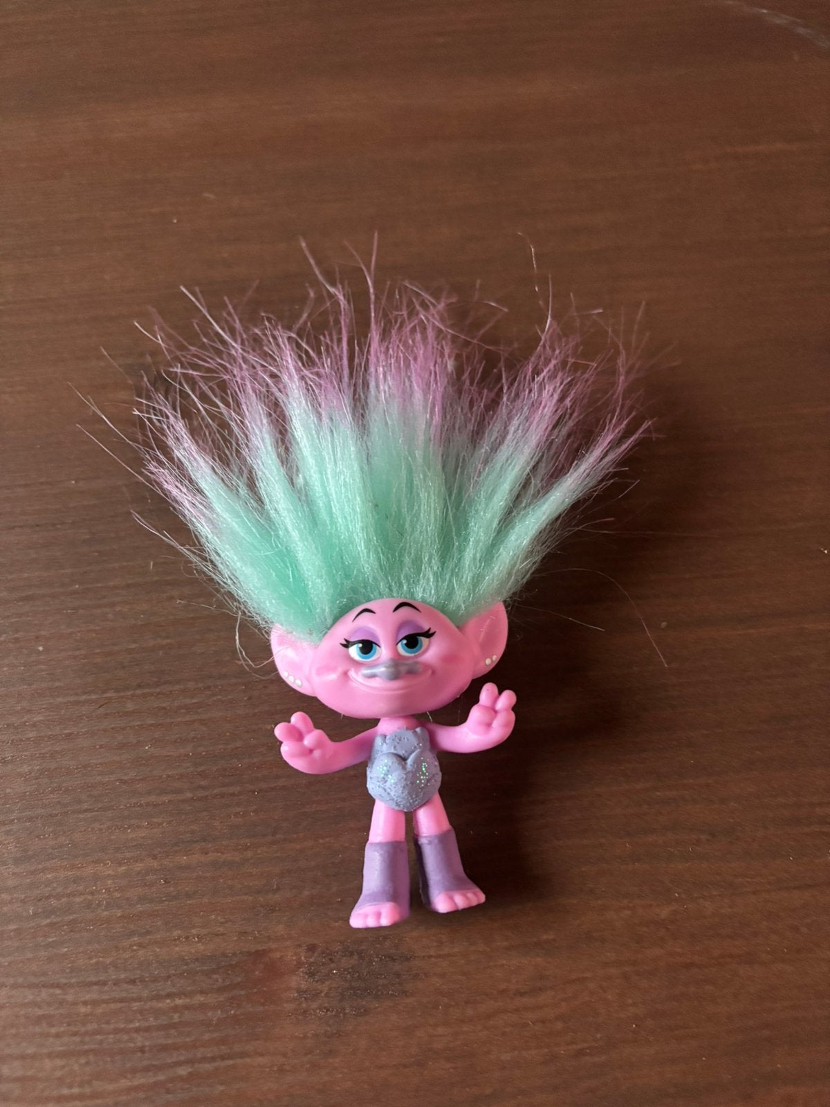 mini figurine de Satin DreamWorks Les Trolls de Hasbro, Collections, Enlèvement ou Envoi, Comme neuf