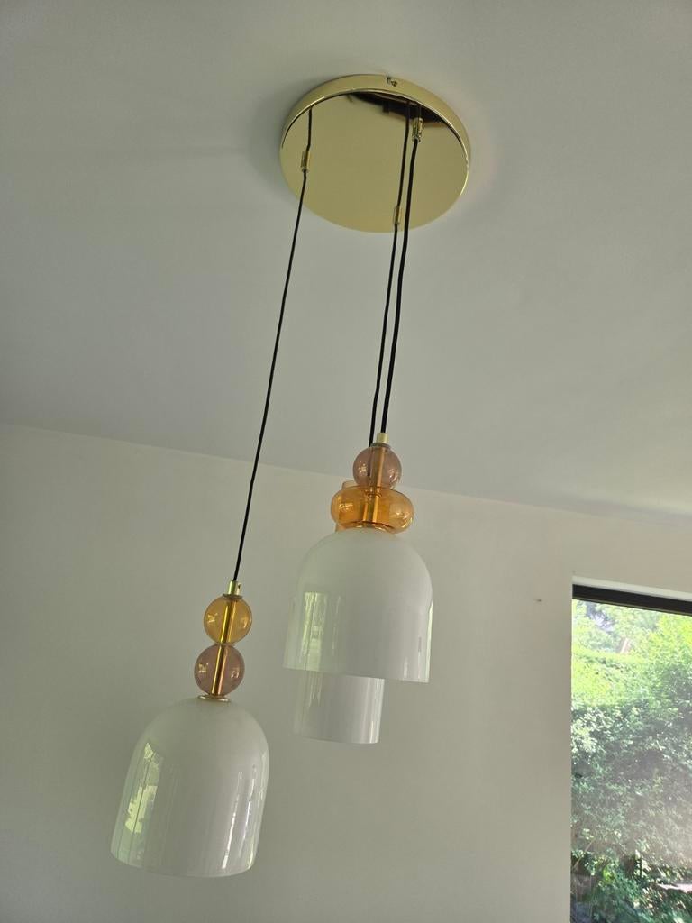 Pink Multi Whitney Cluster Pendant Lamp te koop., Enlèvement