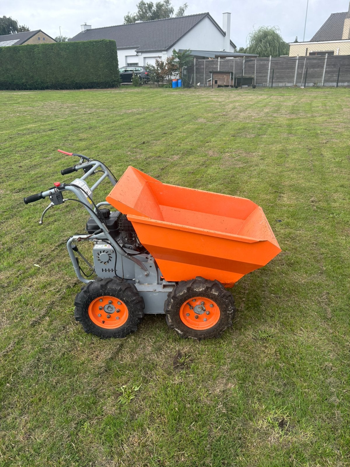 Mini dumper 4x4, Ophalen, Gebruikt, Handmatig